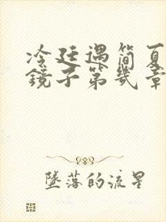 冷廷遇简夏对着镜子第几章