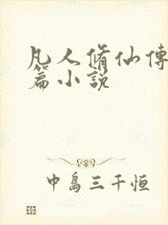 凡人修仙传人界篇小说