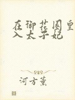 在御花园皇上进入太子妃