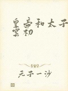 皇帝和太子妃h云初