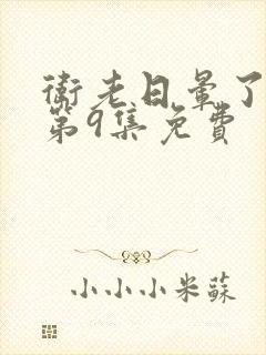 卫老日晕了淑蓉第9集免费