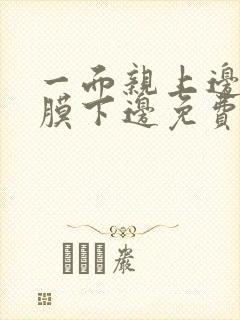 一面亲上边一面膜下边免费阅读