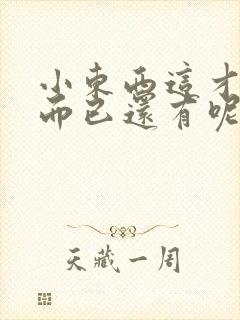 小东西这才一根而已还有呢