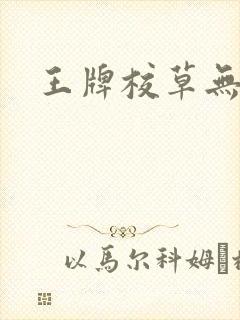 王牌校草无限爱