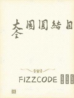 大团圆结目录大全