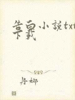 告白小说txt下载