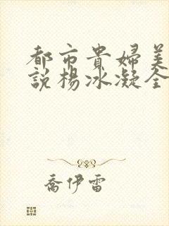 都市贵妇美腿小说杨冰凝全文阅读