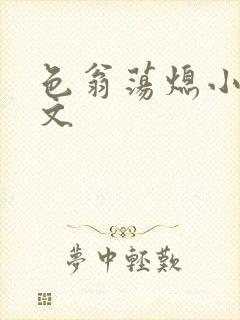 色翁荡熄小说全文