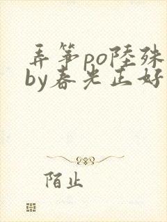 弄筝po陆殊词by春光正好