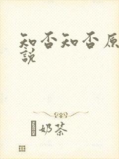 知否知否原著小说