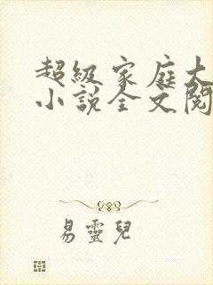 超级家庭大杂烩小说全文阅读