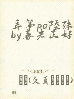 弄筝po陆殊词by春光正好