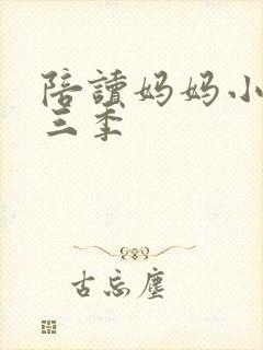 陪读妈妈小说第三季