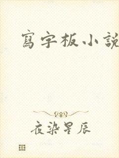 写字板小说
