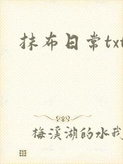 抹布日常txt