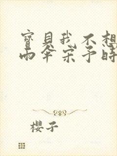 宝贝我不想带小雨伞宋予时