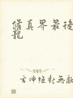 修真界最后一条龙