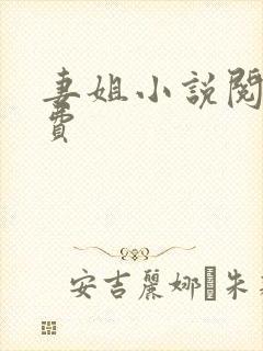 妻姐小说阅读免费