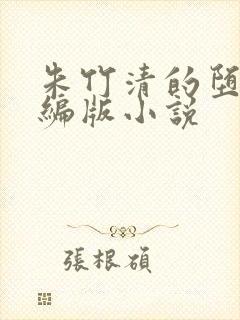 朱竹清的堕落改编版小说