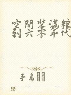 空间装满粮食回到六零年代