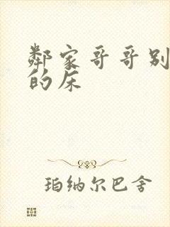 邻家哥哥别上我的床