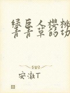 绿巨人樱桃荔枝青青草的功效