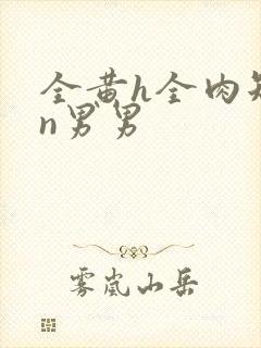 全黄h全肉短篇n男男