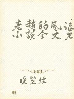 老赵的风流人生小说全文免费阅读