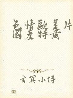 色情欧美片午夜国产特黄