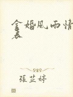 金婚风雨情演员表