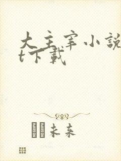 大主宰小说txt下载