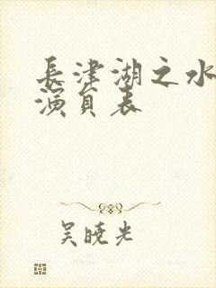 长津湖之水门桥演员表