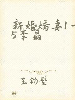 新婚娇妻1一25李晶