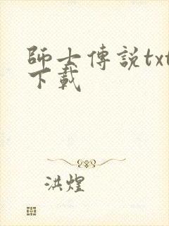 师士传说txt下载