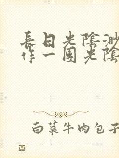 长日光阴渺渺乱作一团光阴似箭