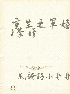 重生之军婚(h)李晴