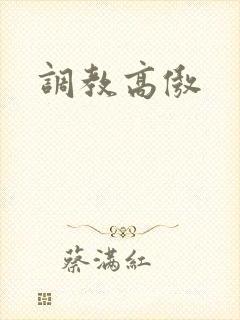 调教高傲
