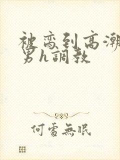 被脔到高潮的直男h调教