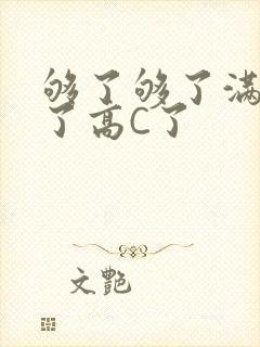 够了够了满到C了高C了