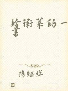 给卫莱的一封情书