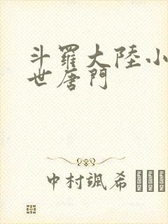 斗罗大陆小说绝世唐门