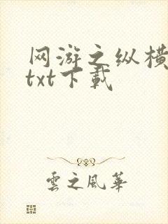 网游之纵横天下txt下载