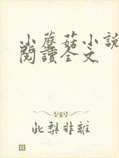 小蘑菇小说免费阅读全文