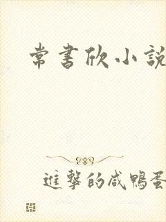 常书欣小说