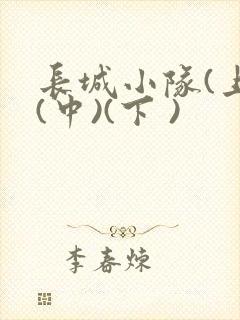 长城小队(上)(中)(下 )