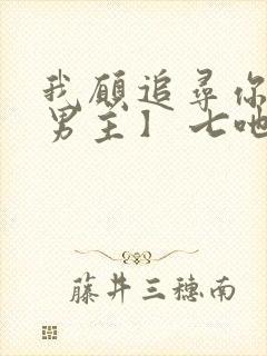 我愿追寻你【双男主】 七吔