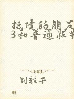 抵债的朋友麦子3和普通版对比