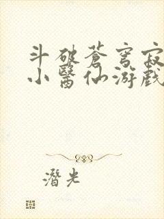 斗破苍穹寂寞的小医仙游戏世界