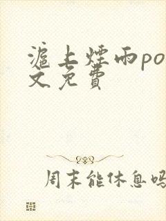 沪上烟雨po全文免费