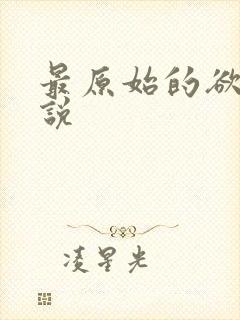 最原始的欲望小说